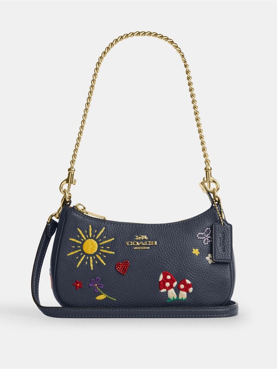 Coach Handbags - COACH Teri Mini Crossbody Bag With Embroidery
